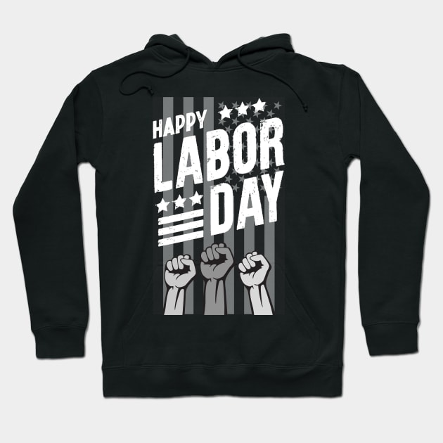 Happy Labor Day 2023 Hoodie by RicoDesigns ★★★★★